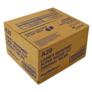 6 Cut Sup Jojo Wedge Fries | Corrugated Box