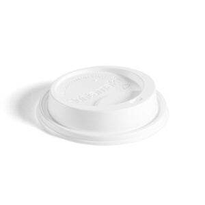 Dome Sip Lids, White, 10-24 oz. | Raw Item