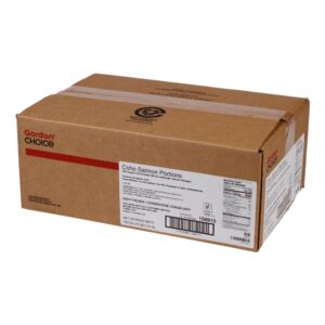 Alaskan Coho Salmon Fillets | Corrugated Box