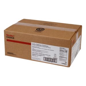 Alaskan Coho Salmon Fillets | Corrugated Box