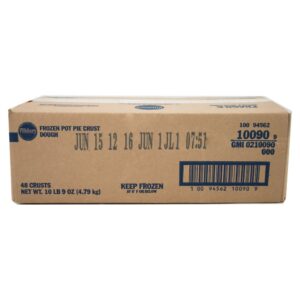 Pot Pie Shell Crust Dough, 6.75″ | Corrugated Box