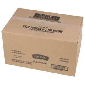 Sicilian Vegetable Blend | Corrugated Box