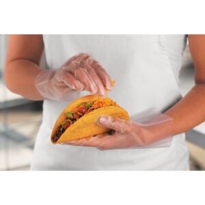 Embossed Poly Gloves | Styled