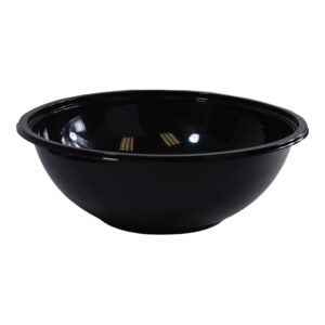 Sabert Black Plastic Bowl | Raw Item