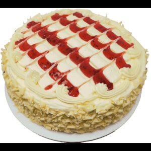 White Chocolate Raspberry Torte Cake | Raw Item