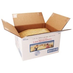 PASTA ELBOW LRG RIDGED 2-10# | Packaged