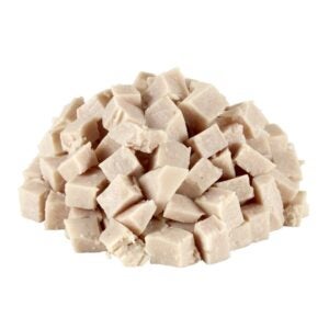 Diced Turkey, 1/2″ White Meat | Raw Item
