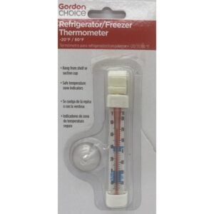 Refrigerator Freezer Thermometer | Packaged