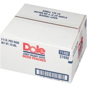 Frozen Diced Peaches | Corrugated Box