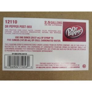 SYRUP DR. PEPPER BIB | Corrugated Box