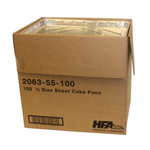 1/2 Size Foil Sheet Cake Pan | Packaged