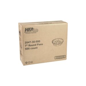 7″ Round Foil Containers | Corrugated Box