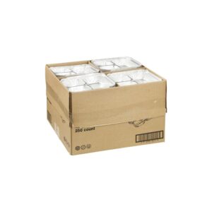 Foil Containers, 3-Compartment, with Foil Board Lid | Packaged