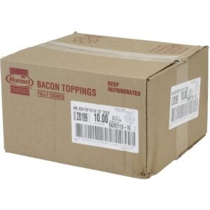 Cooked Extra Bacon Topping, 1/2″ | Corrugated Box
