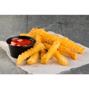 Crinkle Cut French Fries | Styled