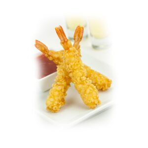Raw Tempura Agedama Shrimp, 16-19 | Styled