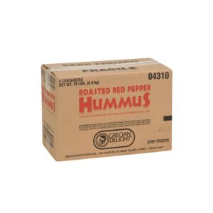 Roasted Red Pepper Hummus | Corrugated Box