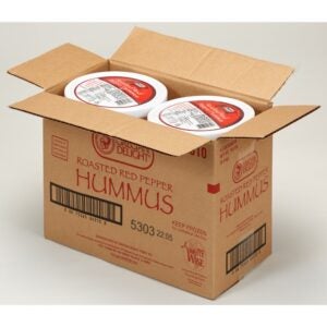 Roasted Red Pepper Hummus | Packaged
