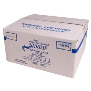 SHRIMP PIECES RAW P & D IQF 6-3# FPI | Corrugated Box