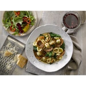 Cooked Sliced Sausage | Styled