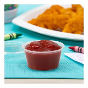 2 oz. Translucent Souffle Portion Cups | Styled