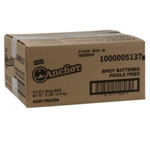 Spicy Battered Pickle Fries Appetizer | Corrugated Box