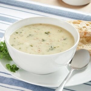 Kale & Italian Sausage Parm Soup | Styled