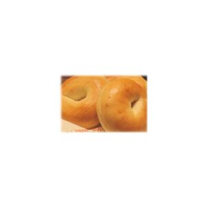 Sliced 4 oz. Plain Bagels | Styled
