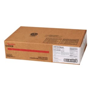 Hickory-Smoked Laid-Out Bacon, 22-26 Slices Per lb. | Corrugated Box