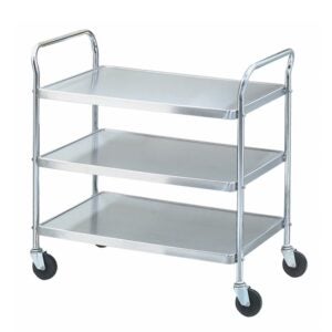 3-Shelf 24×16 x 36.5 Inch Heavy-Duty Utility Cart | Raw Item
