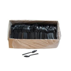 Black Plastic Spoons, XHWT | Styled