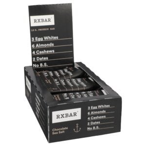 Chocolate Sea Salt RX Bars | Packaged