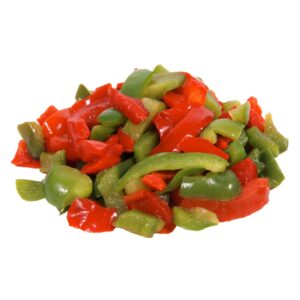 Red & Green Pepper Strips | Raw Item