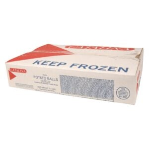 Beef & Pork Stuffed Potato Balls | Corrugated Box