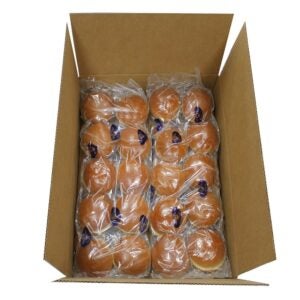 Fully Cooked 4.5″ Brioche Buns | Packaged