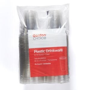 12 – 14 oz. Clear Plastic Cups | Packaged
