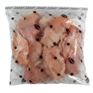 Boneless Skinless Chicken Breast Fillets, Flattened Marinated, 5 Ounce | Packaged