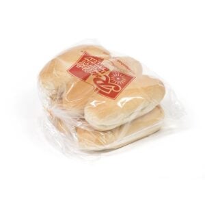 White Sliced Hinged Hoagie Rolls, 6″ | Packaged