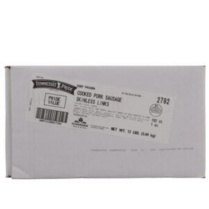 Skinless Cooked Sausage Links, 1 oz. | Corrugated Box