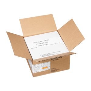 Raspberry Swirl Cheesecake | Packaged