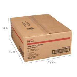 Peeled Avocado Halves | Corrugated Box