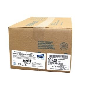 Breaded Fried Cooked 8 Cut Chicken | Corrugated Box