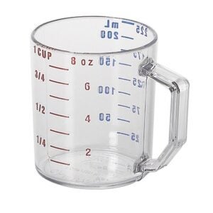 Plastic 8 oz. Measuring Cup | Raw Item