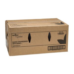 Sliced Strawberries | Corrugated Box