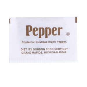 Black Pepper Packets | Raw Item