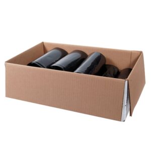 55 Gallon Black Can Liners | Packaged