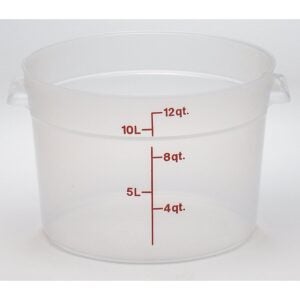 CONT FD RND TRANSL 12QT 1CT CAMB | Raw Item