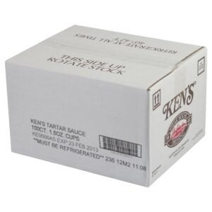 Classic Tartar Sauce Cups | Corrugated Box