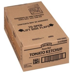 Ketchup Pouches | Corrugated Box