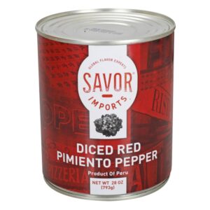 SAVOR IMPORTS PIMENTO RED DCD 12-28Z | Packaged